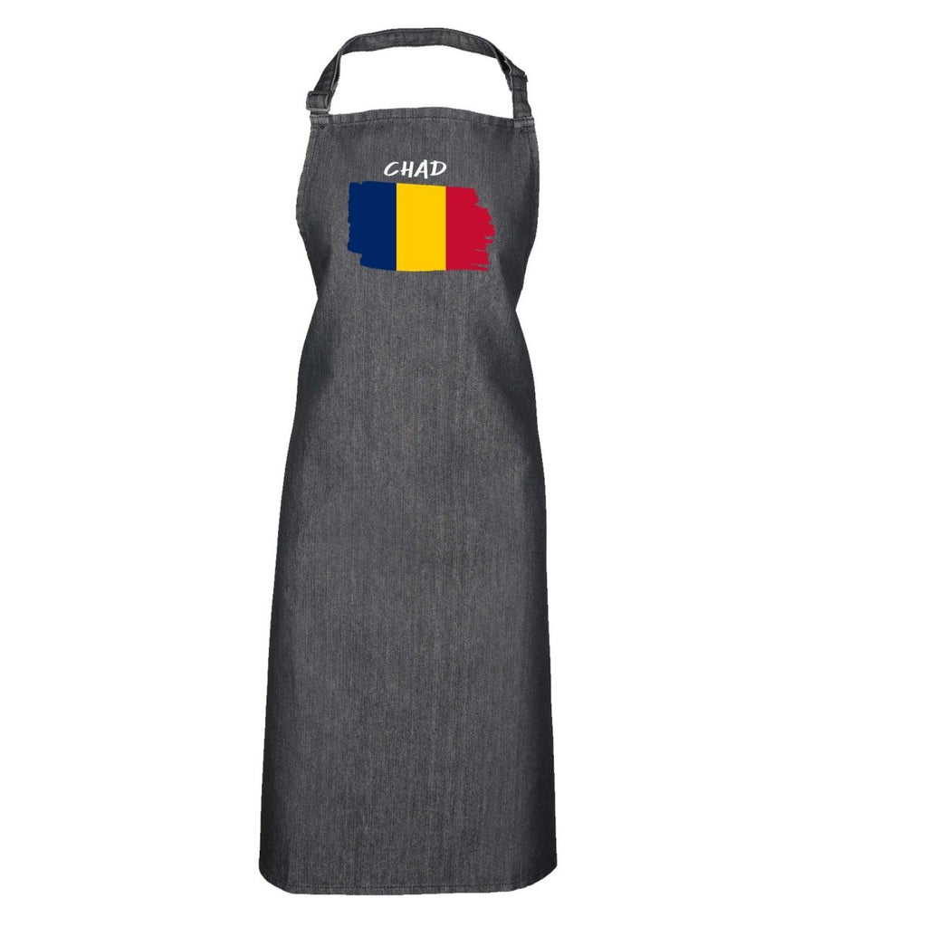 Chad Country Flag Nationality - Kitchen Apron - 123t Australia | Funny T-Shirts Mugs Novelty Gifts