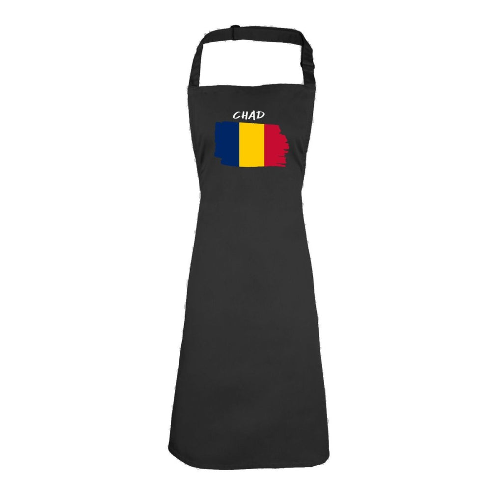 Chad Country Flag Nationality - Kitchen Apron - 123t Australia | Funny T-Shirts Mugs Novelty Gifts