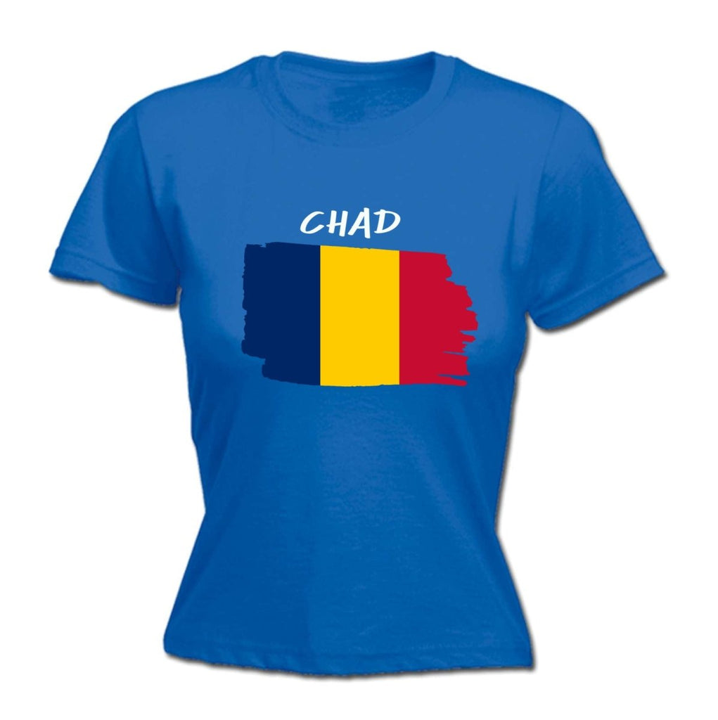 Chad Country Flag Nationality - Womens T-Shirt T Shirt Tshirt - 123t Australia | Funny T-Shirts Mugs Novelty Gifts