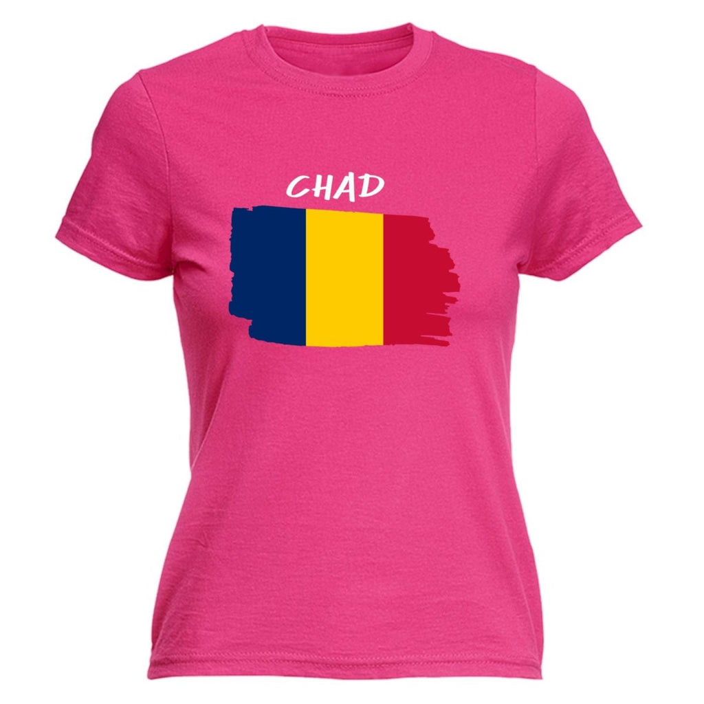 Chad Country Flag Nationality - Womens T-Shirt T Shirt Tshirt - 123t Australia | Funny T-Shirts Mugs Novelty Gifts