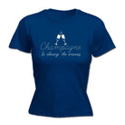 Champagne Is Always The Answer - Funny Novelty Womens T-Shirt T Shirt Tshirt - 123t Australia | Funny T-Shirts Mugs Novelty Gifts