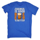 Change Is Good Beer Is Better Alcohol - Mens Funny T-Shirt Tshirts Tee Shirt - 123t Australia | Funny T-Shirts Mugs Novelty Gifts