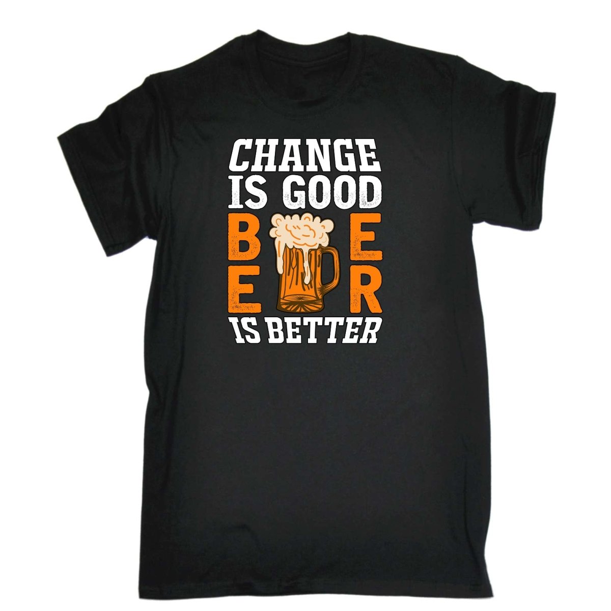 Change Is Good Beer Is Better Alcohol - Mens Funny T-Shirt Tshirts Tee Shirt - 123t Australia | Funny T-Shirts Mugs Novelty Gifts