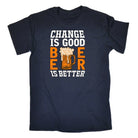 Change Is Good Beer Is Better Alcohol - Mens Funny T-Shirt Tshirts Tee Shirt - 123t Australia | Funny T-Shirts Mugs Novelty Gifts