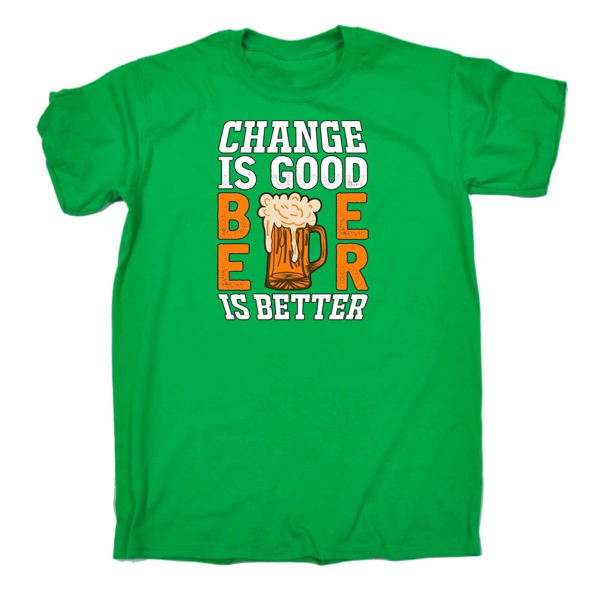 Change Is Good Beer Is Better Alcohol - Mens Funny T-Shirt Tshirts Tee Shirt - 123t Australia | Funny T-Shirts Mugs Novelty Gifts