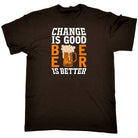 Change Is Good Beer Is Better Alcohol - Mens Funny T-Shirt Tshirts Tee Shirt - 123t Australia | Funny T-Shirts Mugs Novelty Gifts