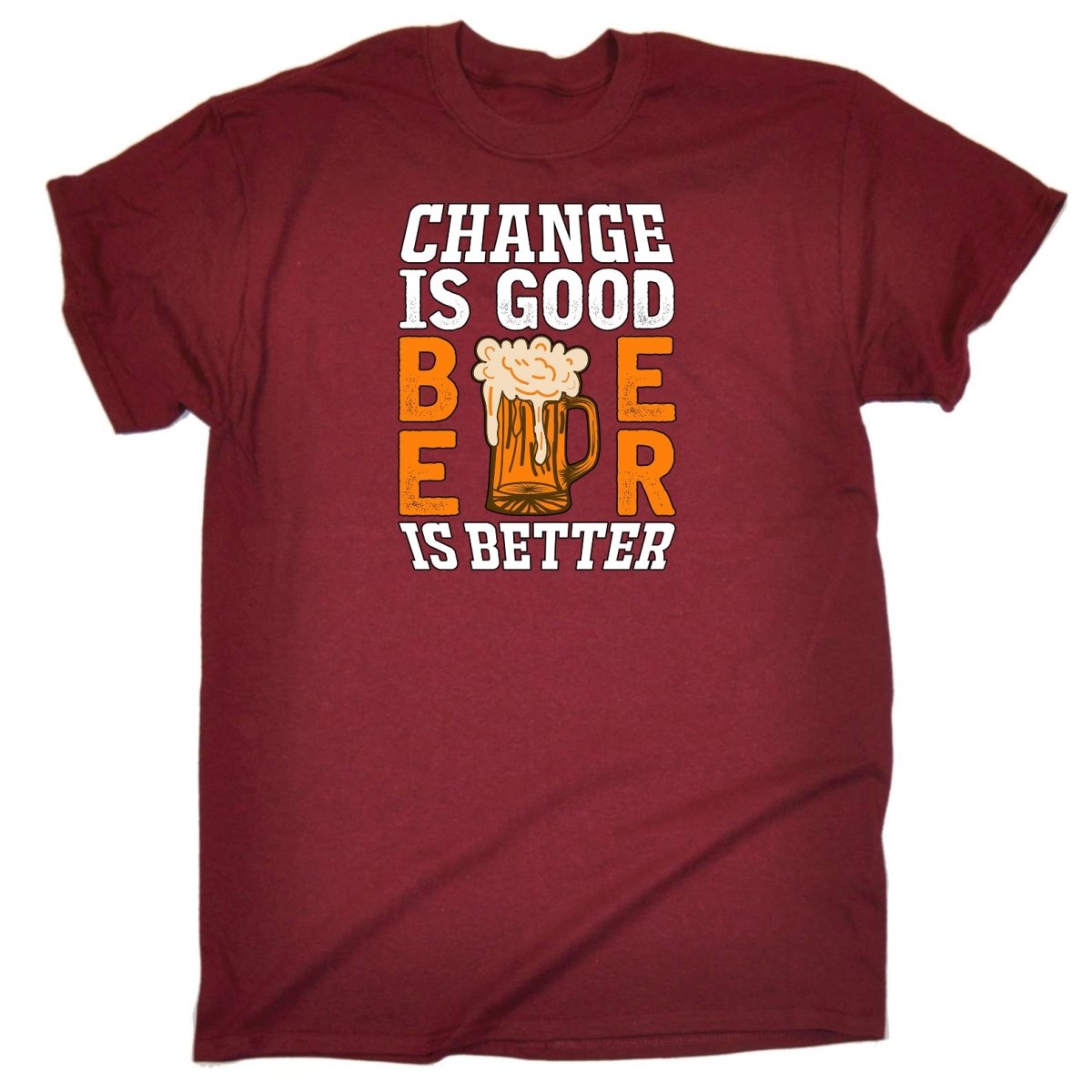 Change Is Good Beer Is Better Alcohol - Mens Funny T-Shirt Tshirts Tee Shirt - 123t Australia | Funny T-Shirts Mugs Novelty Gifts