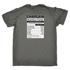 Chaplain Nutrition Facts - Mens Funny T-Shirt Tshirts - 123t Australia | Funny T-Shirts Mugs Novelty Gifts