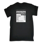 Chauffeur Nutrition Facts - Mens Funny T-Shirt Tshirts - 123t Australia | Funny T-Shirts Mugs Novelty Gifts
