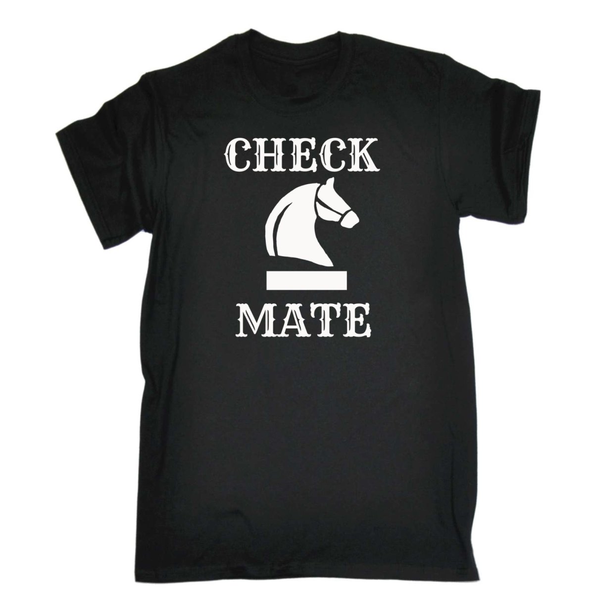 Check Mate Chess Game - Mens Funny T-Shirt Tshirts Tee Shirt - 123t Australia | Funny T-Shirts Mugs Novelty Gifts