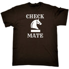 Check Mate Chess Game - Mens Funny T-Shirt Tshirts Tee Shirt - 123t Australia | Funny T-Shirts Mugs Novelty Gifts