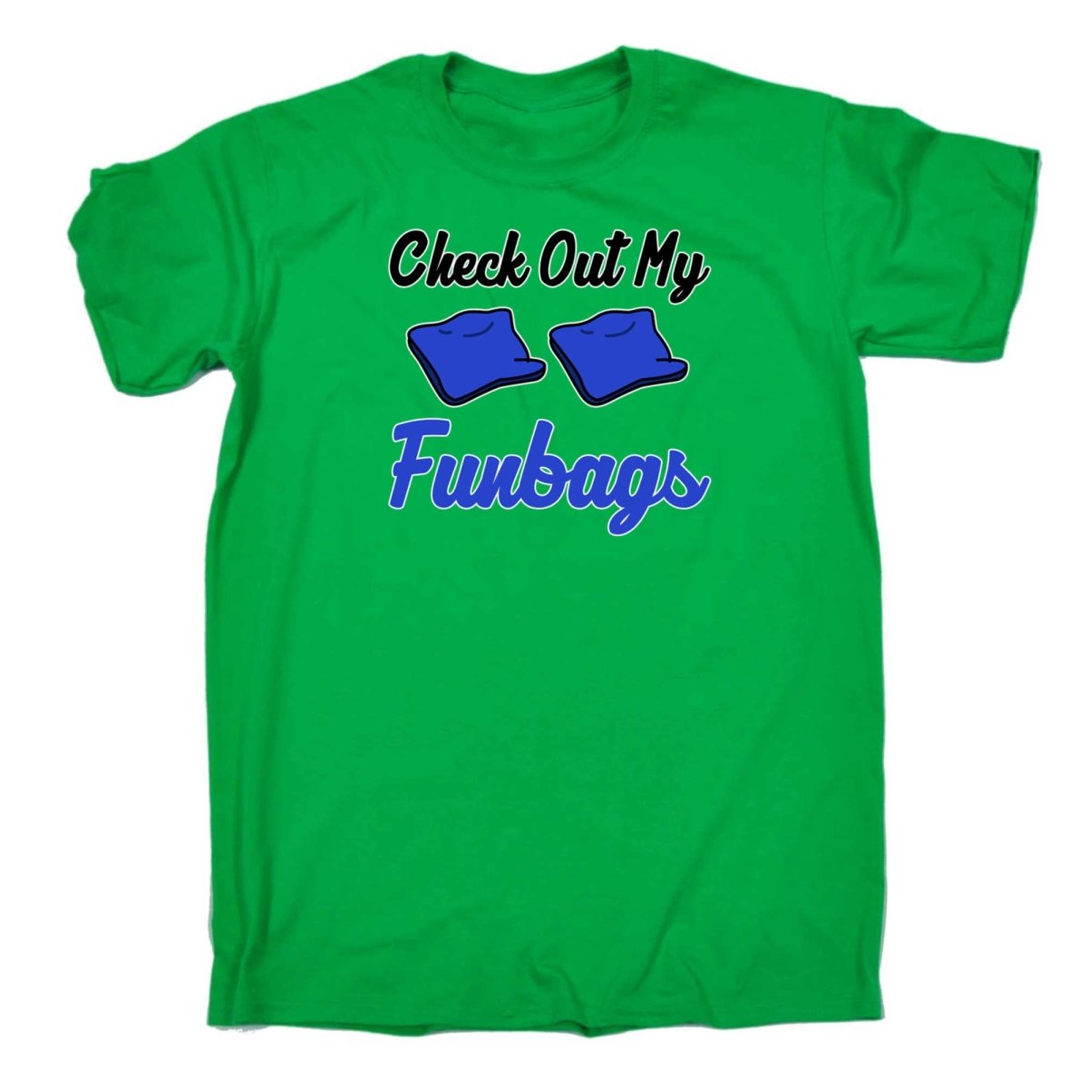 Check Out My Funbags Cornhole - Mens Funny T-Shirt Tshirts - 123t Australia | Funny T-Shirts Mugs Novelty Gifts