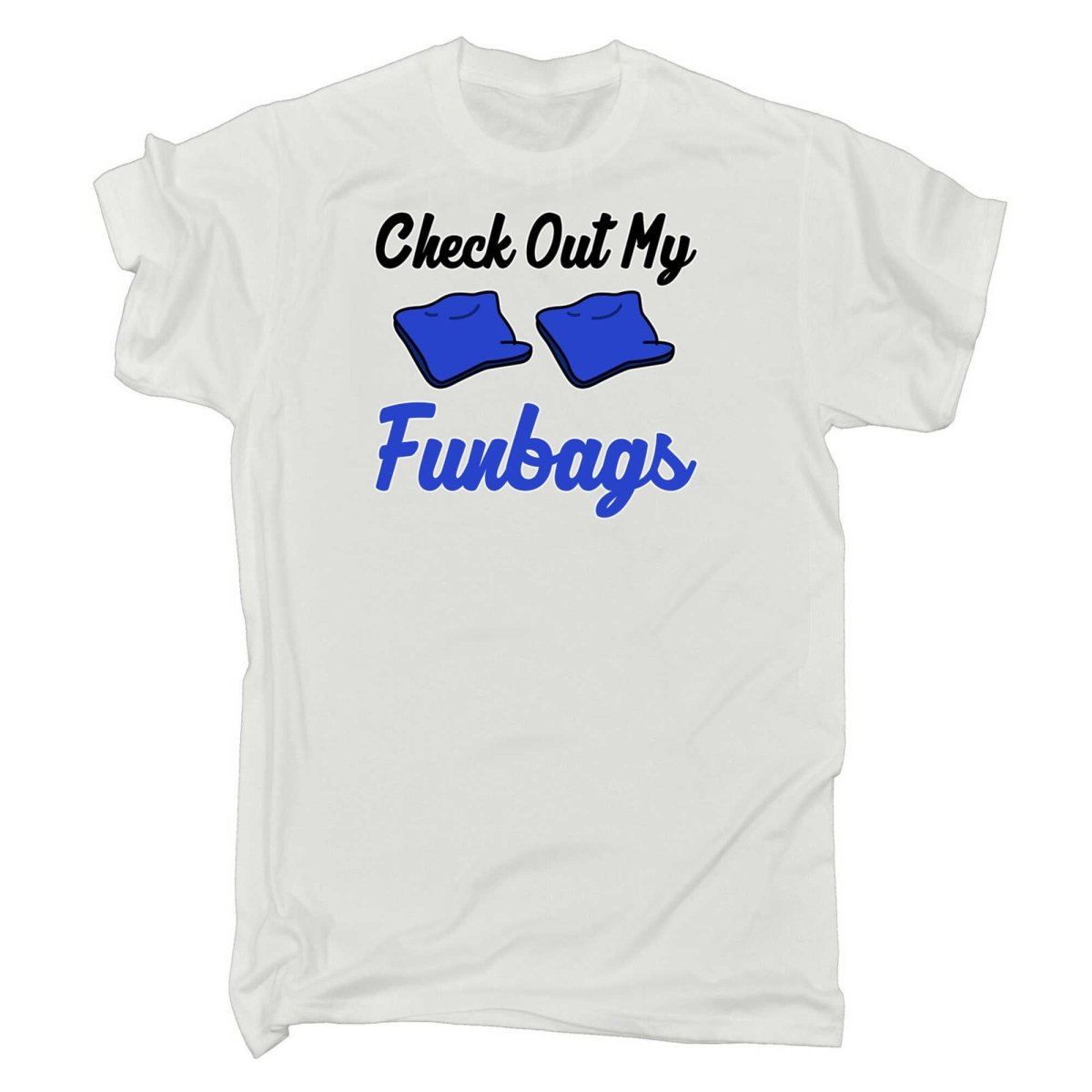 Check Out My Funbags Cornhole - Mens Funny T-Shirt Tshirts - 123t Australia | Funny T-Shirts Mugs Novelty Gifts