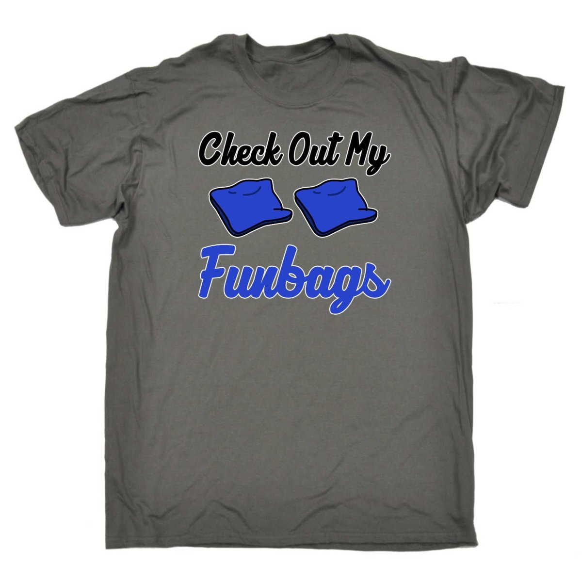 Check Out My Funbags Cornhole - Mens Funny T-Shirt Tshirts - 123t Australia | Funny T-Shirts Mugs Novelty Gifts