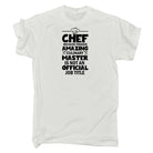 Chef Because Freakin Amazing Culinary Master - Mens Funny T-Shirt Tshirts - 123t Australia | Funny T-Shirts Mugs Novelty Gifts