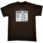 Chef Hourly Rate - Mens Funny T-Shirt Tshirts - 123t Australia | Funny T-Shirts Mugs Novelty Gifts