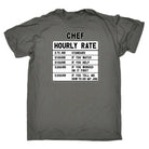 Chef Hourly Rate - Mens Funny T-Shirt Tshirts - 123t Australia | Funny T-Shirts Mugs Novelty Gifts