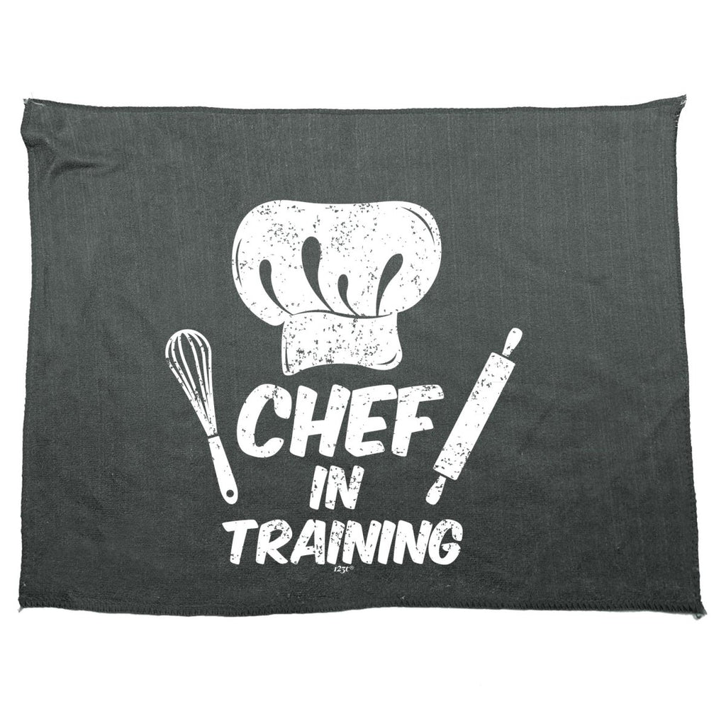 Chef In Training Cooking - Funny Novelty Soft Sport Microfiber Towel - 123t Australia | Funny T-Shirts Mugs Novelty Gifts