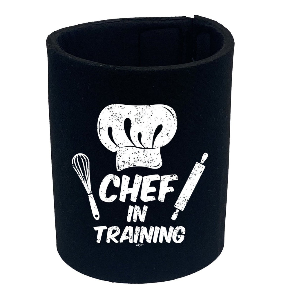Chef In Training Cooking - Funny Novelty Stubby Holder - 123t Australia | Funny T-Shirts Mugs Novelty Gifts