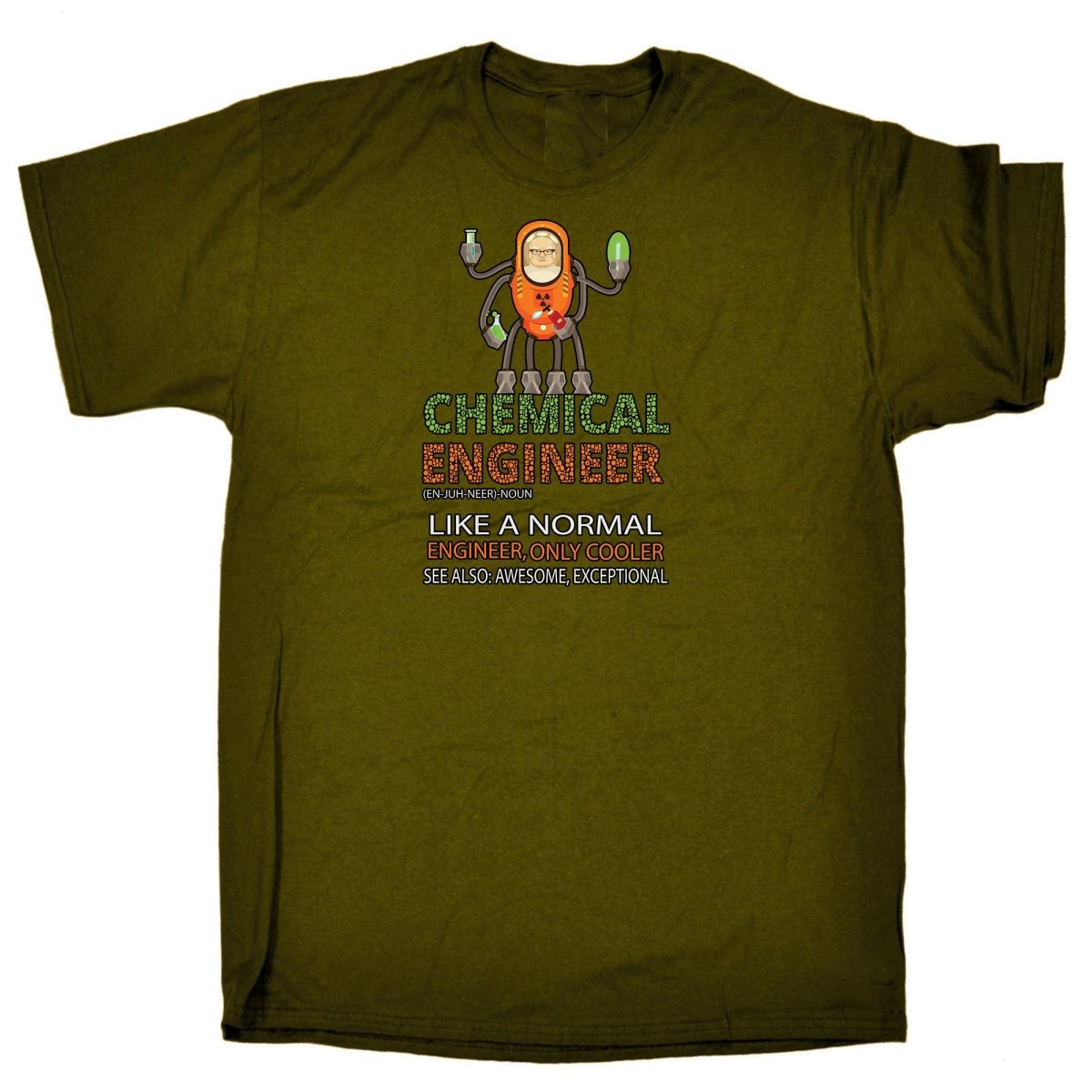 Chemical Engineer Like A Normal - Mens Funny T-Shirt Tshirts Tee Shirt - 123t Australia | Funny T-Shirts Mugs Novelty Gifts