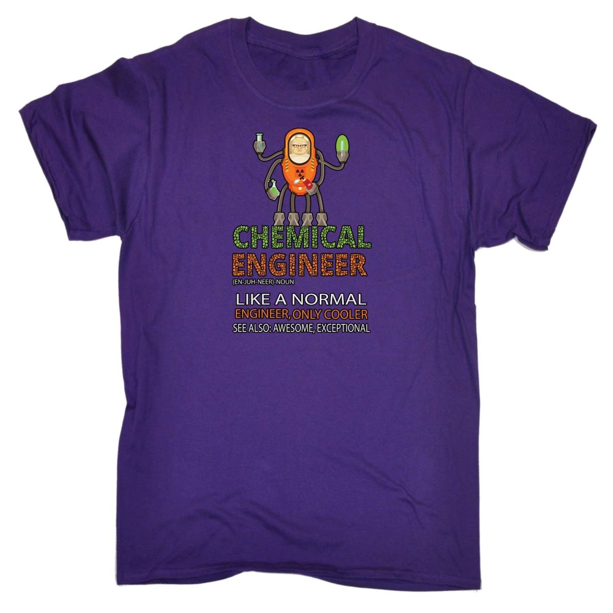 Chemical Engineer Like A Normal - Mens Funny T-Shirt Tshirts Tee Shirt - 123t Australia | Funny T-Shirts Mugs Novelty Gifts