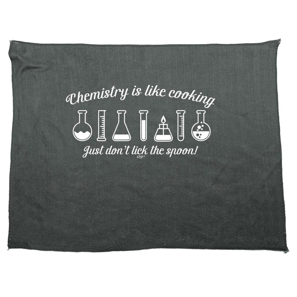 Chemistry Is Like Cooking - Funny Novelty Soft Sport Microfiber Towel - 123t Australia | Funny T-Shirts Mugs Novelty Gifts