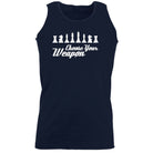 Chess Choose Your Weapon - Funny Novelty Vest Singlet Unisex Tank Top - 123t Australia | Funny T-Shirts Mugs Novelty Gifts