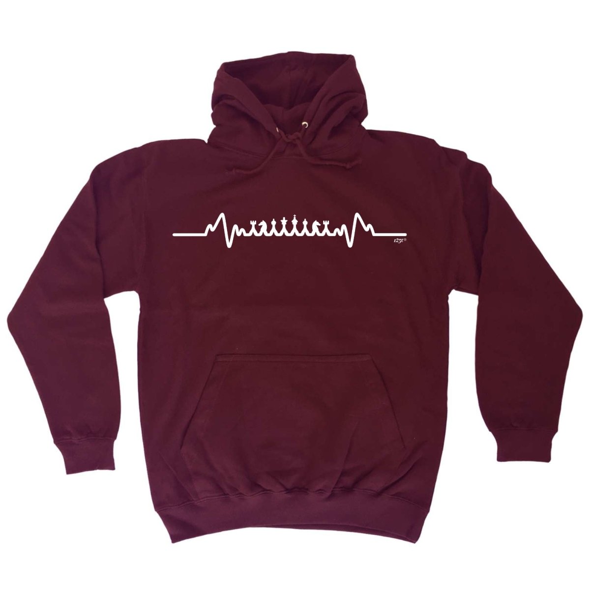 Chess Pulse - Funny Novelty Hoodies Hoodie - 123t Australia | Funny T-Shirts Mugs Novelty Gifts