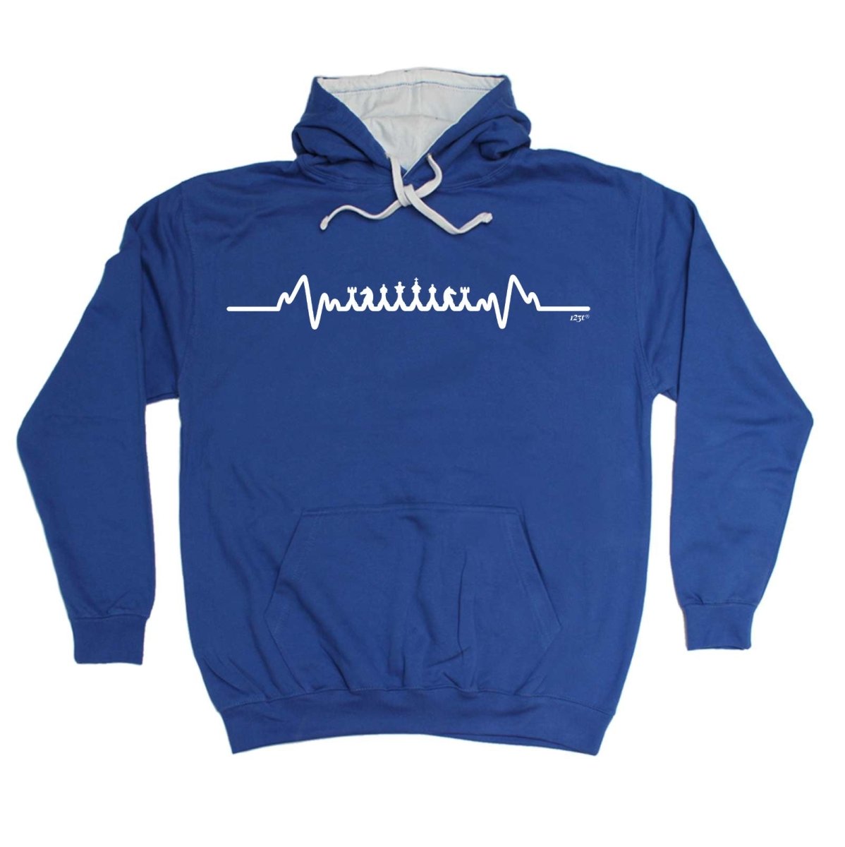 Chess Pulse - Funny Novelty Hoodies Hoodie - 123t Australia | Funny T-Shirts Mugs Novelty Gifts