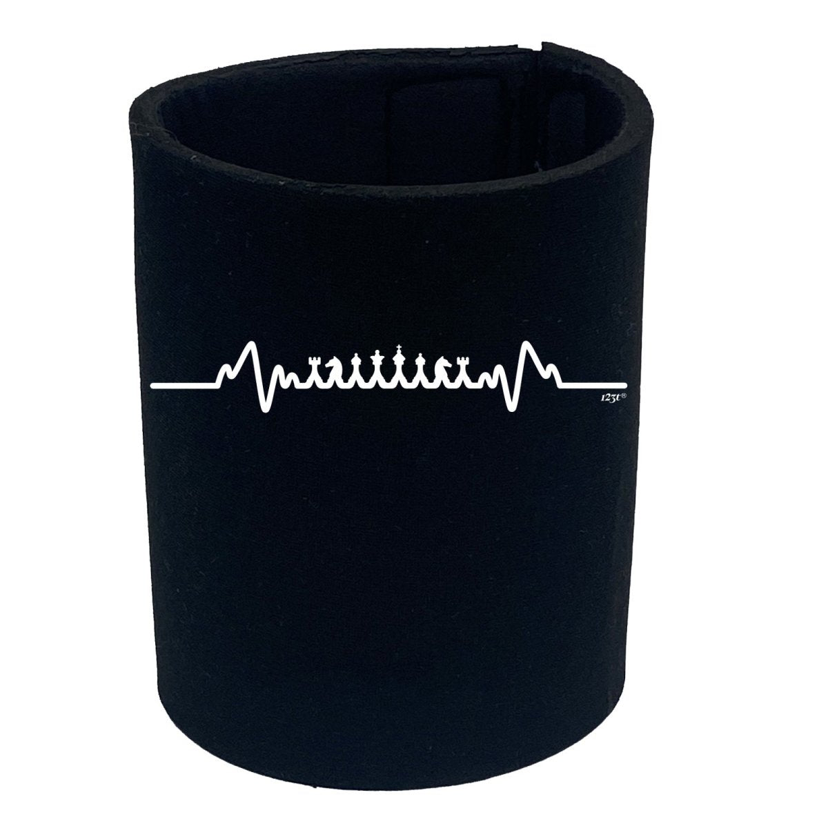 Chess Pulse - Funny Novelty Stubby Holder - 123t Australia | Funny T-Shirts Mugs Novelty Gifts