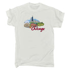 Chicago Lake Muchigan Illinois Usa Country Flag Destination - Mens Funny T-Shirt Tshirts - 123t Australia | Funny T-Shirts Mugs Novelty Gifts