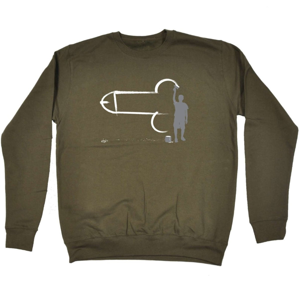 Childish Decorator Painter - Funny Novelty Sweatshirt - 123t Australia | Funny T-Shirts Mugs Novelty Gifts