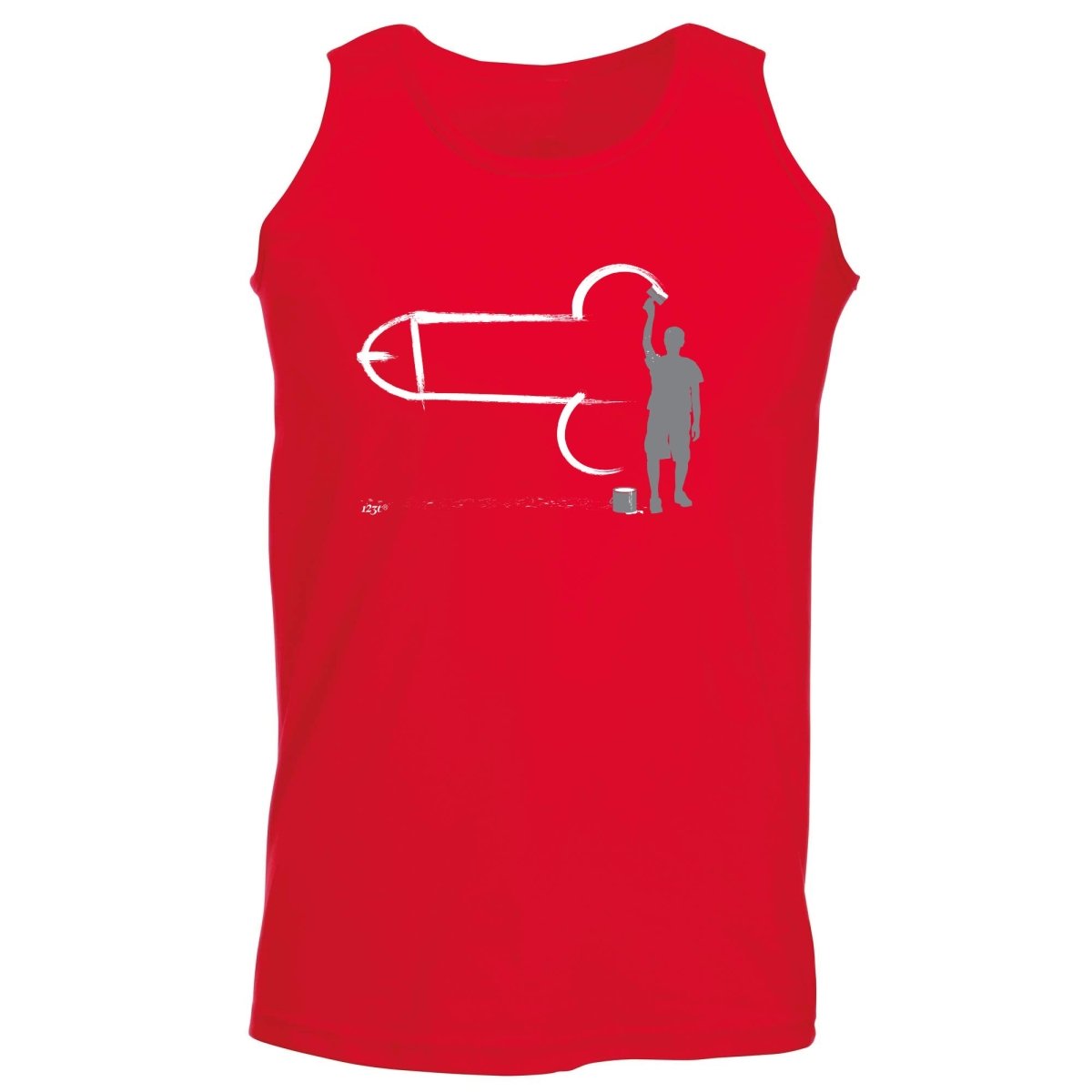 Childish Decorator Painter - Funny Novelty Vest Singlet Unisex Tank Top - 123t Australia | Funny T-Shirts Mugs Novelty Gifts