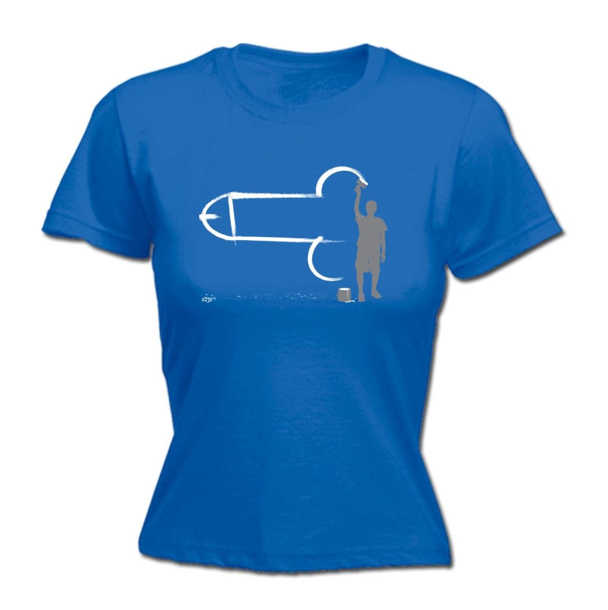 Childish Decorator Painter - Funny Novelty Womens T-Shirt T Shirt Tshirt - 123t Australia | Funny T-Shirts Mugs Novelty Gifts