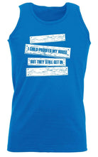 Childproofed My House But They Still Get In - Funny Novelty Vest Singlet Unisex Tank Top - 123t Australia | Funny T-Shirts Mugs Novelty Gifts