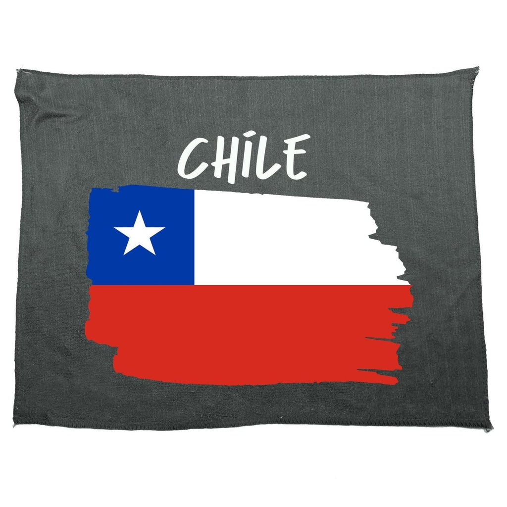 Chile Country Flag Nationality - Gym Sports Towel - 123t Australia | Funny T-Shirts Mugs Novelty Gifts