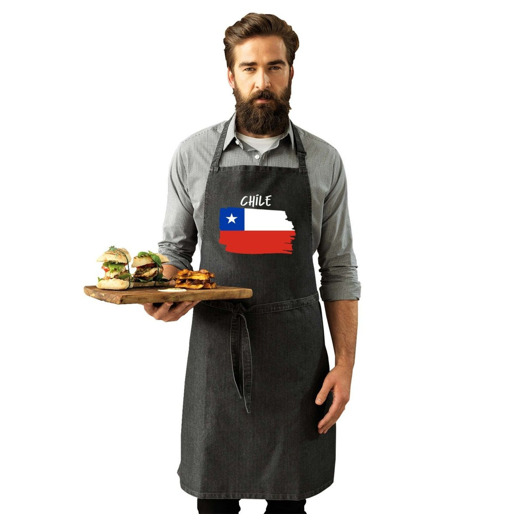 Chile Country Flag Nationality - Kitchen Apron - 123t Australia | Funny T-Shirts Mugs Novelty Gifts