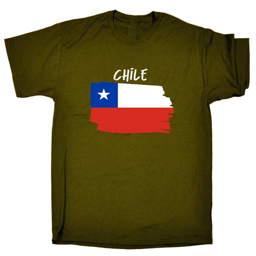 Chile - Country Flag Nationality Mens T-Shirt T Shirt Tshirts - 123t Australia | Funny T-Shirts Mugs Novelty Gifts