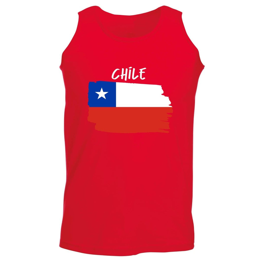 Chile Country Flag Nationality - Vest Singlet Unisex Tank Top - 123t Australia | Funny T-Shirts Mugs Novelty Gifts