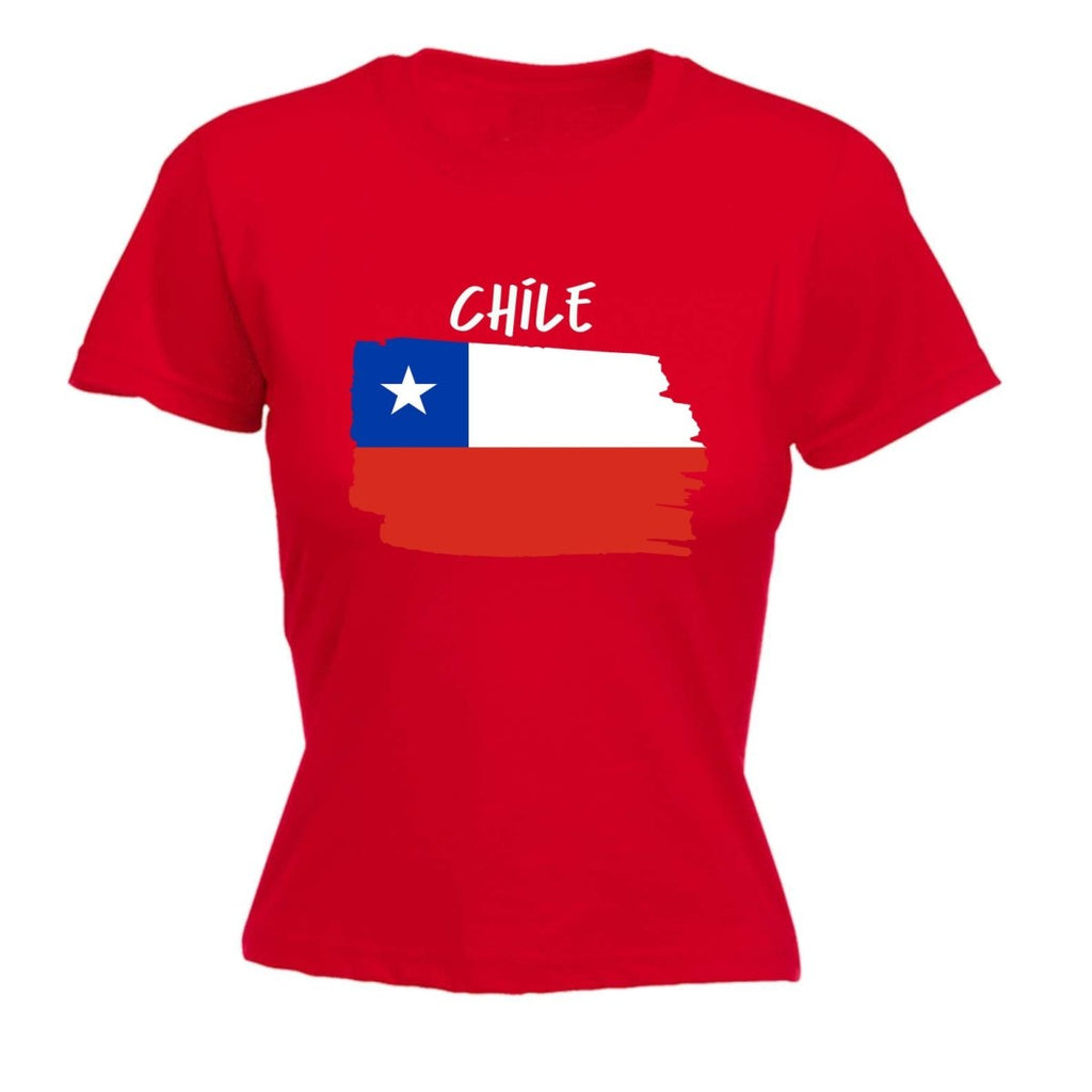 Chile Country Flag Nationality - Womens T-Shirt T Shirt Tshirt - 123t Australia | Funny T-Shirts Mugs Novelty Gifts