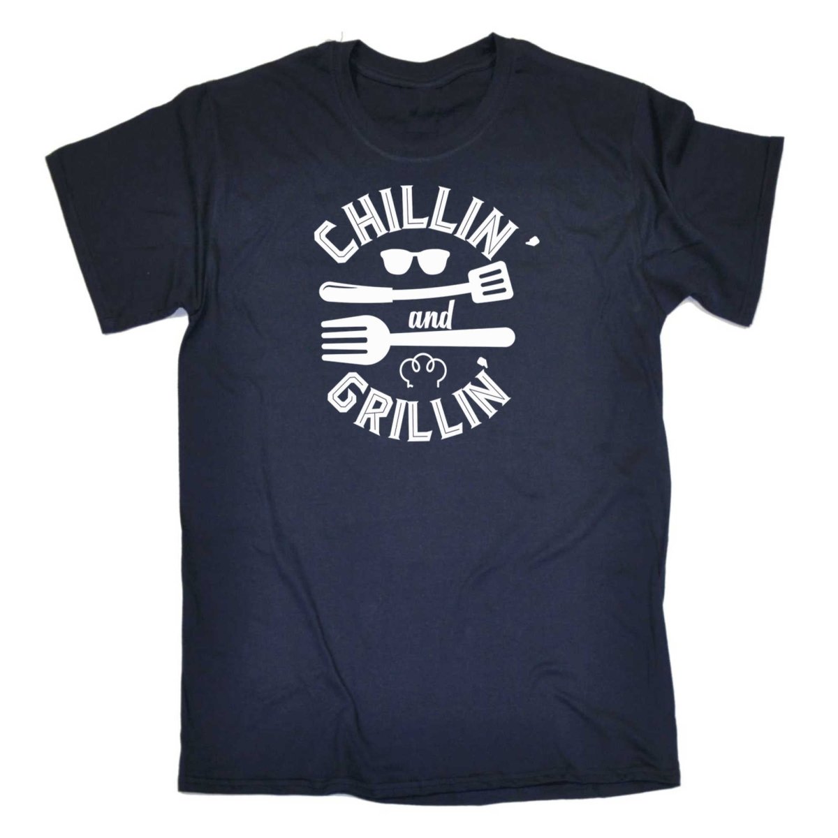 Chillin And Grillin Outdoor Summer Bbq - Mens Funny T-Shirt Tshirts - 123t Australia | Funny T-Shirts Mugs Novelty Gifts