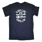 Chillin And Grillin Outdoor Summer Bbq - Mens Funny T-Shirt Tshirts - 123t Australia | Funny T-Shirts Mugs Novelty Gifts