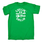 Chillin And Grillin Outdoor Summer Bbq - Mens Funny T-Shirt Tshirts - 123t Australia | Funny T-Shirts Mugs Novelty Gifts