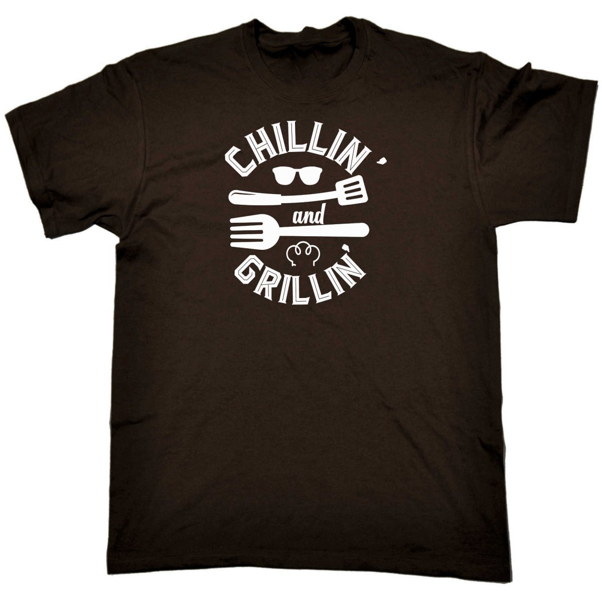 Chillin And Grillin Outdoor Summer Bbq - Mens Funny T-Shirt Tshirts - 123t Australia | Funny T-Shirts Mugs Novelty Gifts