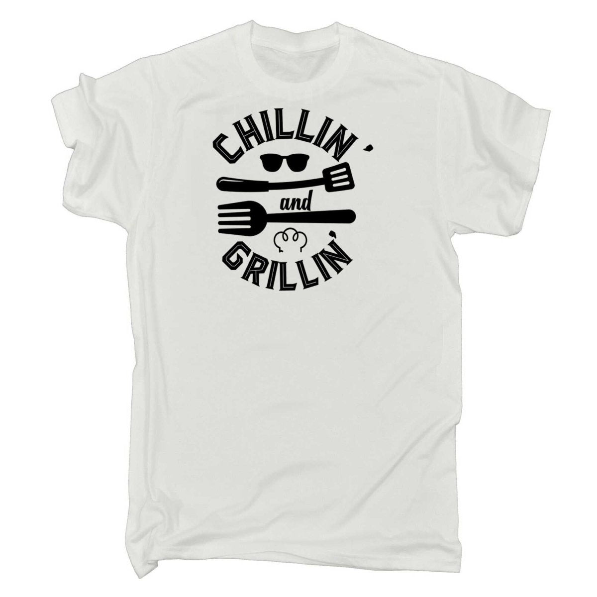 Chillin And Grillin Outdoor Summer Bbq - Mens Funny T-Shirt Tshirts - 123t Australia | Funny T-Shirts Mugs Novelty Gifts