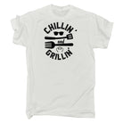 Chillin And Grillin Outdoor Summer Bbq - Mens Funny T-Shirt Tshirts - 123t Australia | Funny T-Shirts Mugs Novelty Gifts