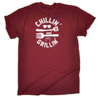 Chillin And Grillin Outdoor Summer Bbq - Mens Funny T-Shirt Tshirts - 123t Australia | Funny T-Shirts Mugs Novelty Gifts