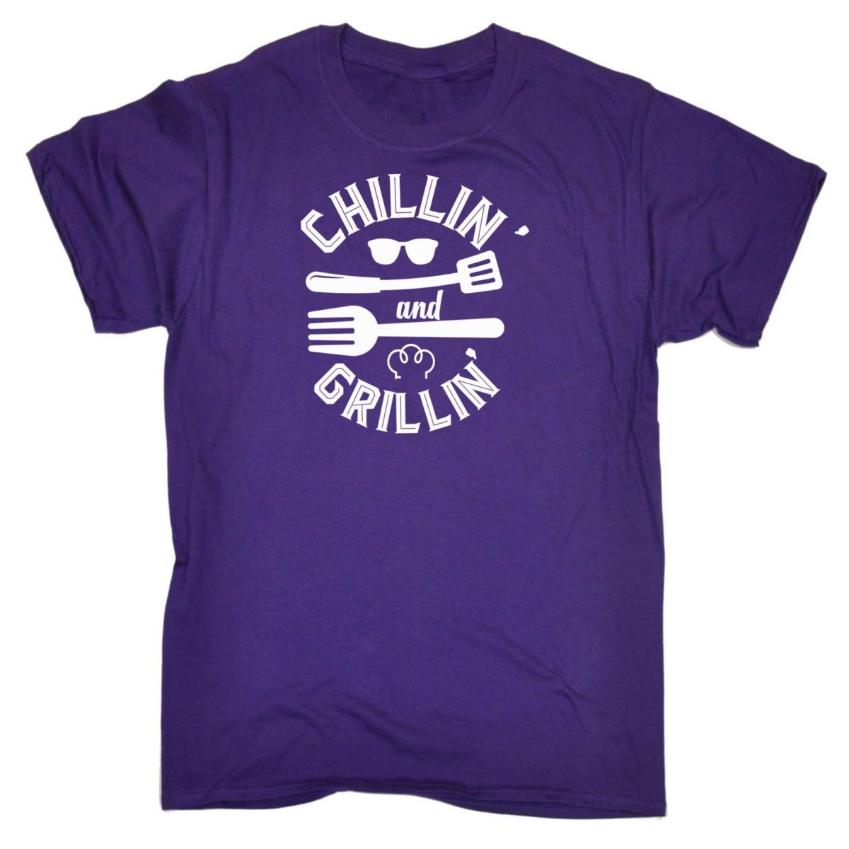 Chillin And Grillin Outdoor Summer Bbq - Mens Funny T-Shirt Tshirts - 123t Australia | Funny T-Shirts Mugs Novelty Gifts