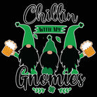 Chillin With My Gnomies Irish St Patricks Day Ireland - Mens Funny T-Shirt Tshirts - 123t Australia | Funny T-Shirts Mugs Novelty Gifts