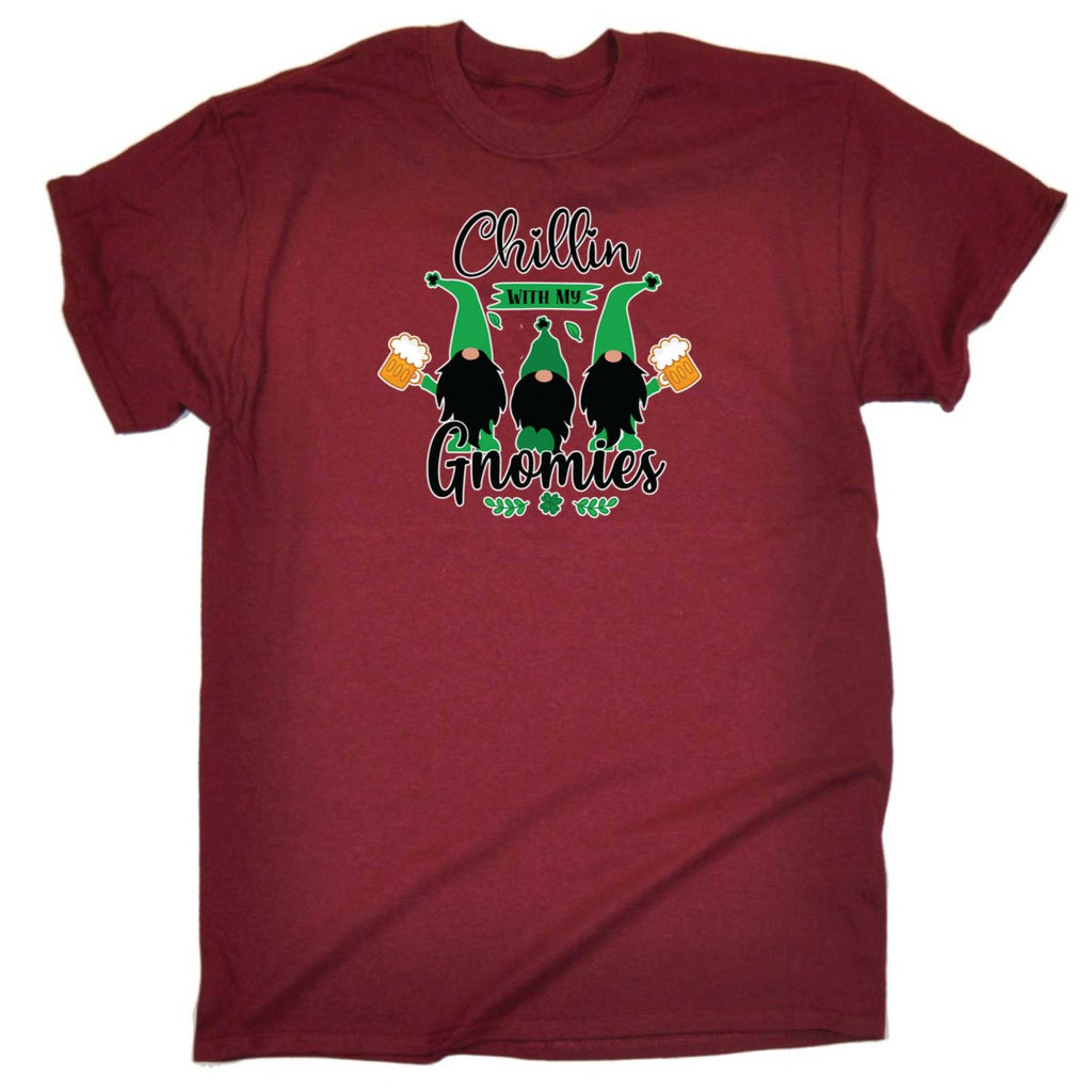 Chillin With My Gnomies Irish St Patricks Day Ireland - Mens Funny T-Shirt Tshirts - 123t Australia | Funny T-Shirts Mugs Novelty Gifts